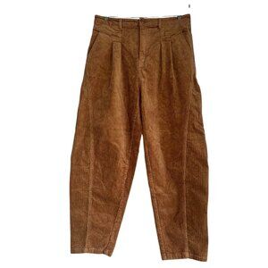 SO Balloon Leg Super High Rise Corduroy Pants Brown Juniors 13 Fall